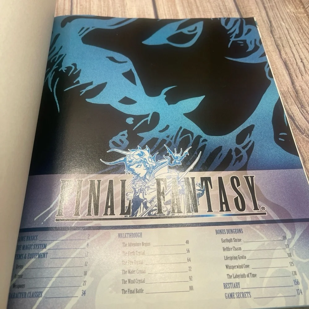 Final fantasy guide 20th anniversary psp strategy guide play station portable